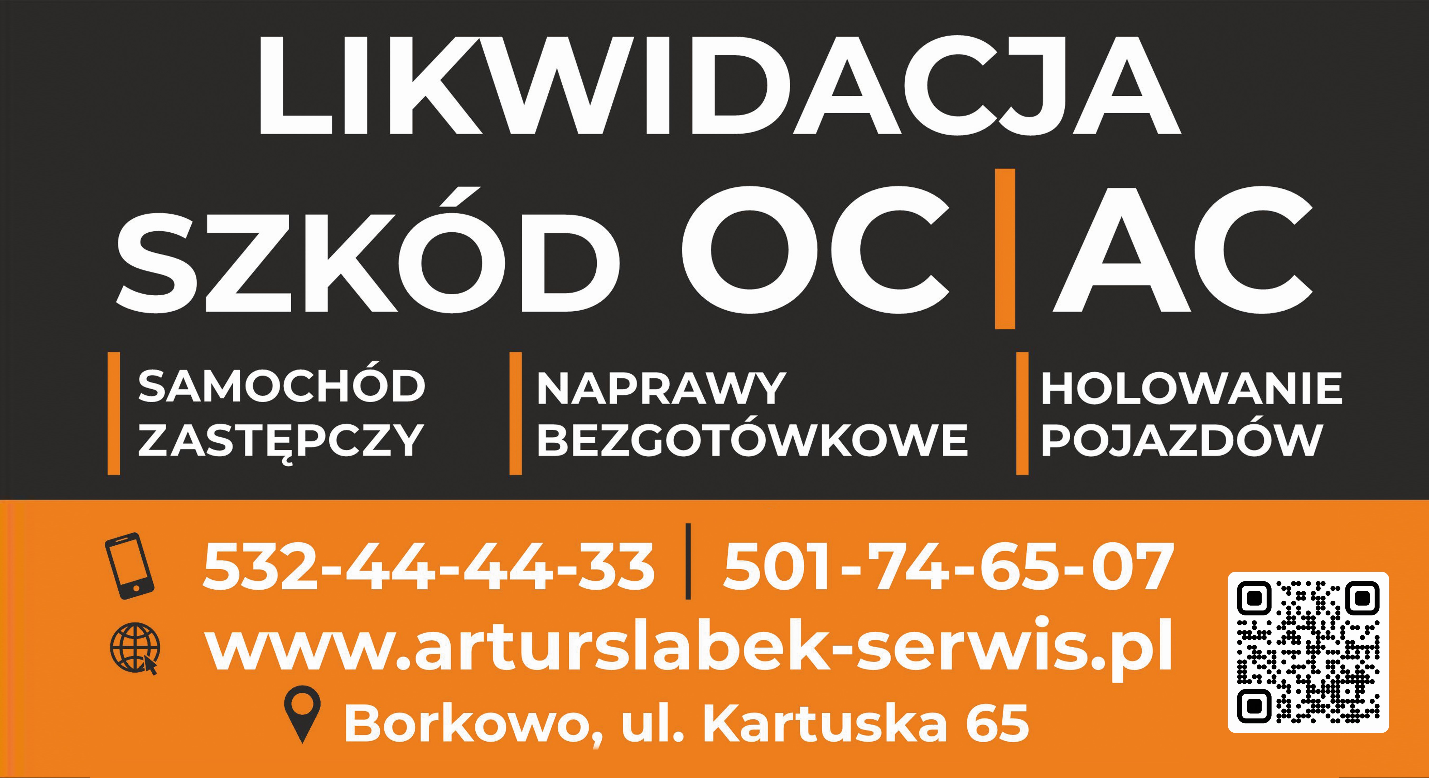 naprawy po wypadku KARTUZY